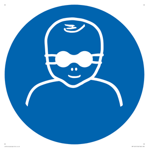 Mandatory: Protect infants eyes with opaque eye protection